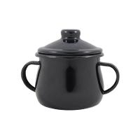 Açucareiro Esmaltado Preto 380 Ml Ewel - 1