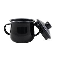 Açucareiro Esmaltado Preto 380 Ml Ewel - 2