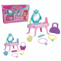 Penteadeira Infantil Princesa Com Espelho Acessorios Brinquedo Rosa Menina - 6