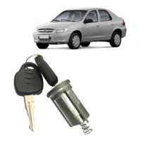 Cilindro Ignição Coluna Direção Com Chave Prisma 2006 A 2013 - 1