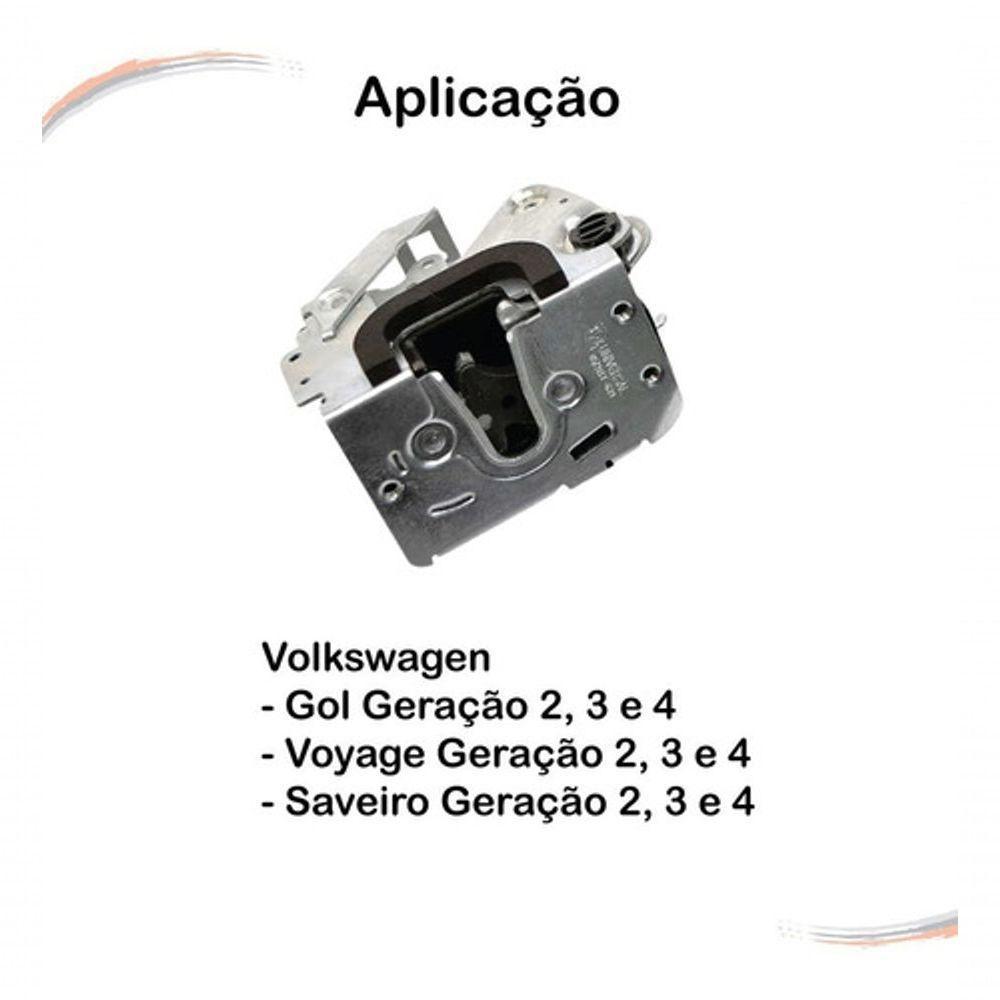 Fechadura Porta Diant Lado Esquerdo Gol G3 94 A 00 4pts - 3