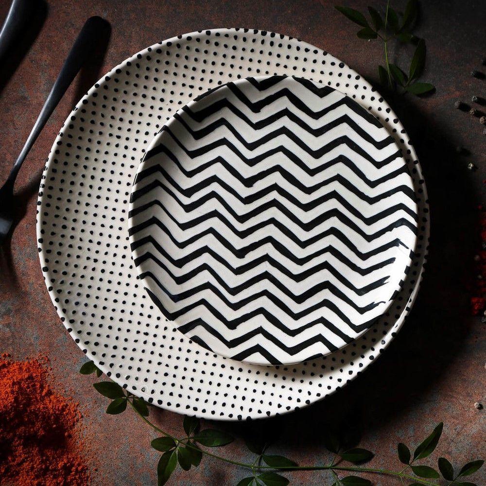 Conjunto De Xícara De Chá Com Pires 06 Peças Coup Chevron Porto Brasil - 4