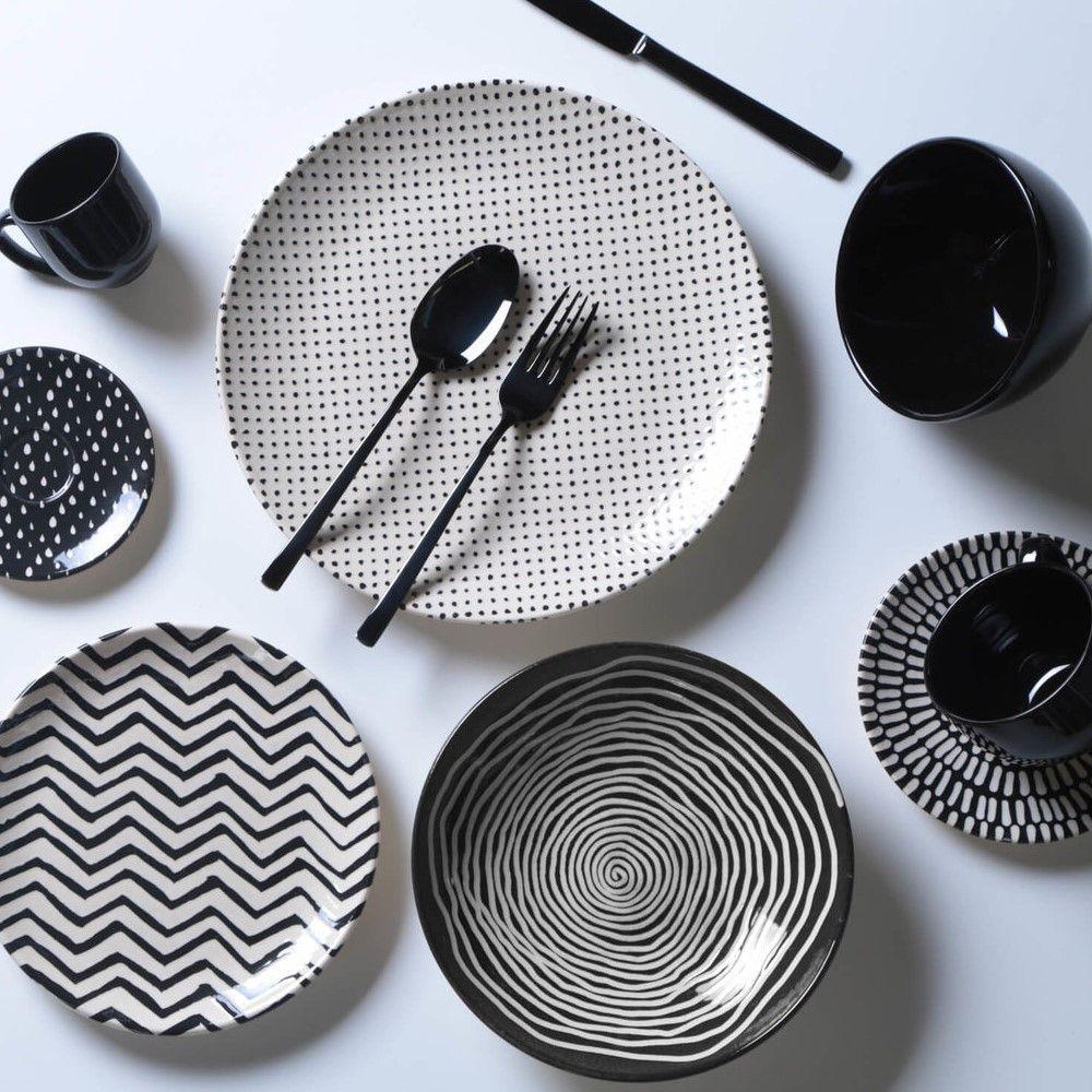 Conjunto De Xícara De Chá Com Pires 06 Peças Coup Chevron Porto Brasil - 5