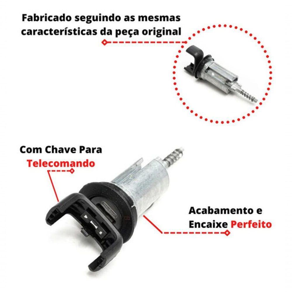 Cilindro Ignição Coluna Direção Com Chave Astra 1995 A 2011 - 2