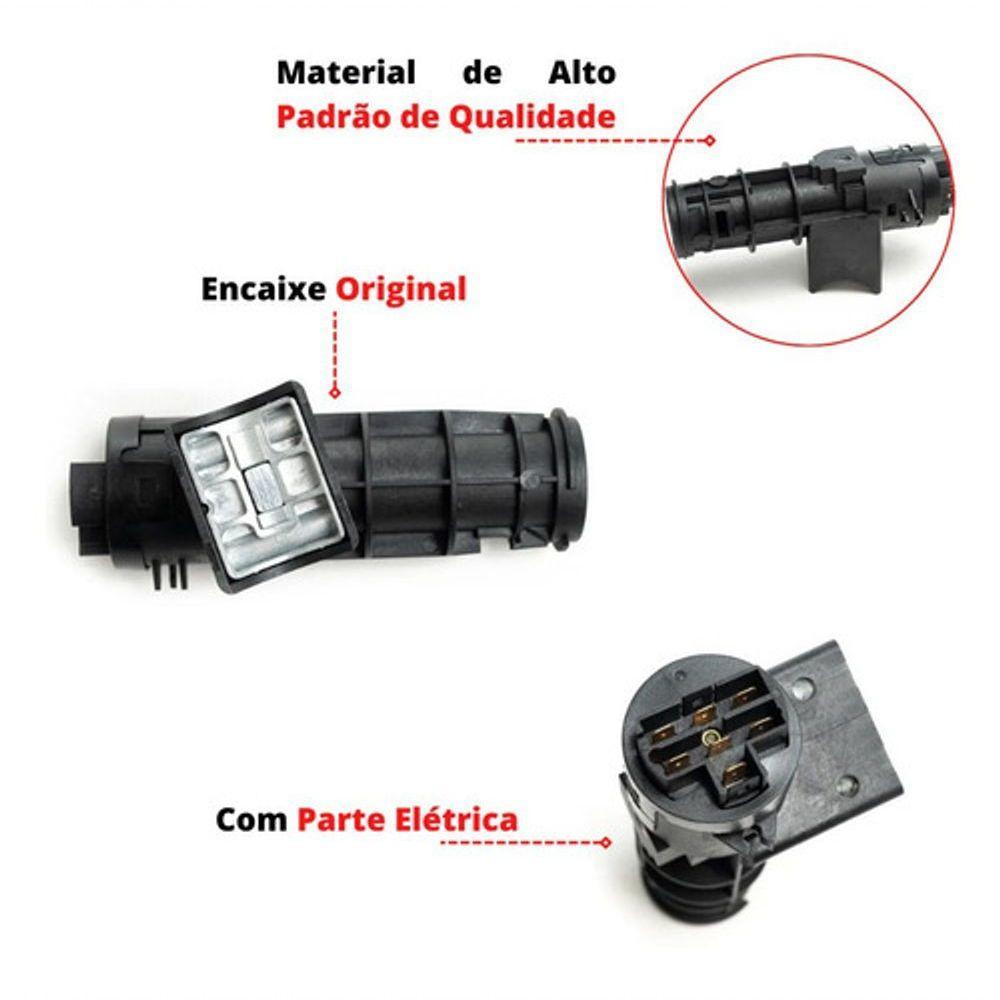 Trava Direção Com Elétrica S- Cilindro Fiorino Uno 04 A 07 - 2