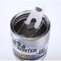 Copo Térmico Dupla Camada Com Canudo Inox 900ml Cinza - 3