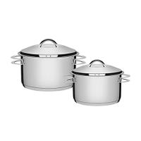 Caçarola Funda 20 Cm 3,6 L + Caçarola Funda 24 Cm 6,1 L Solar Em Aço Inox Fundo Triplo Tramontina - 2