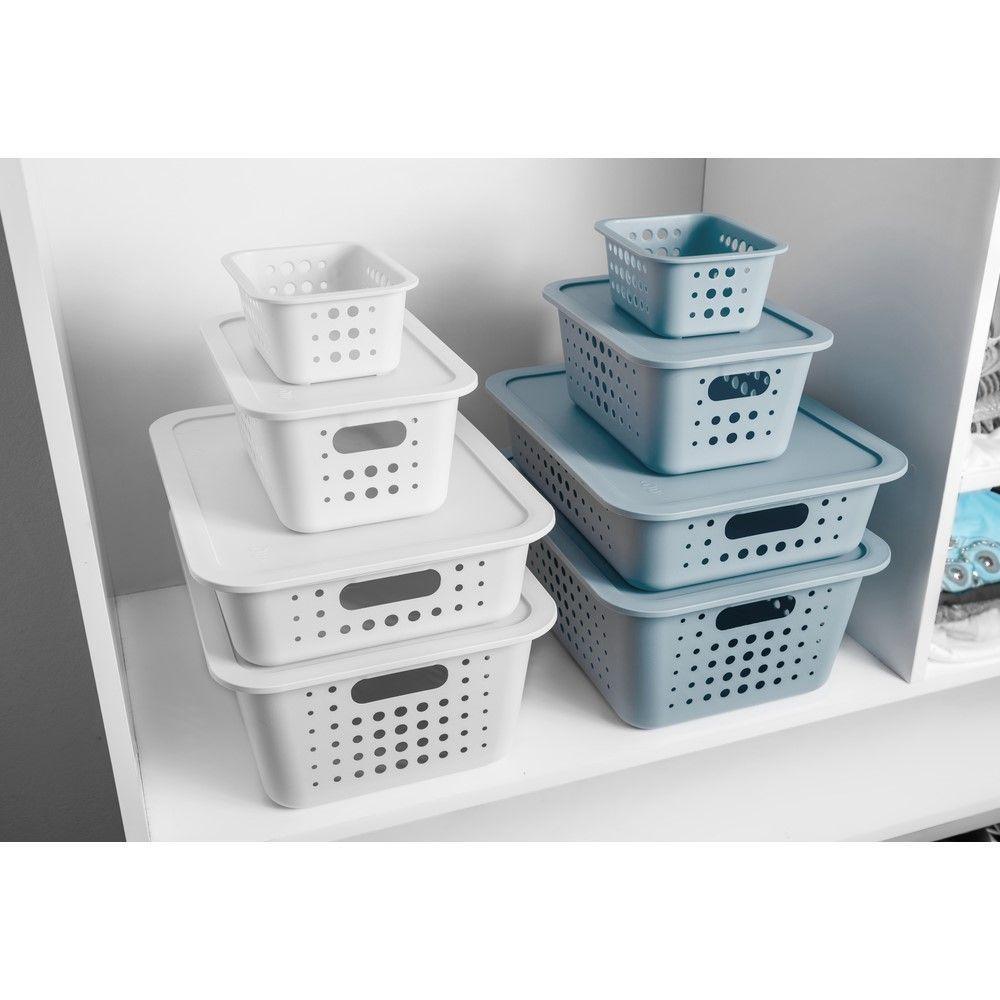 Cesto De Roupa Bege 47 L Com Tampa 41 X 31 X 55 Cm - 7