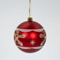 Kit 32 Bolas Enfeite Natalino árvore Natal Vermelho Branco - 3