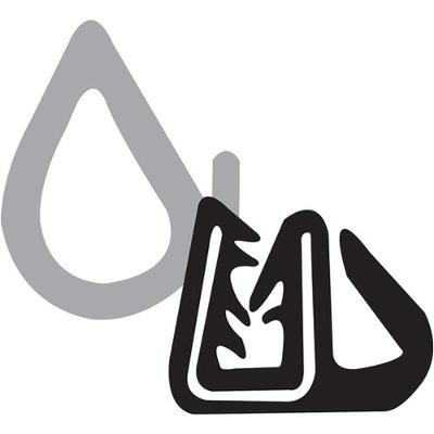 Par De Borrachas Da Porta Palio-sw Siena Strada 96 A 04