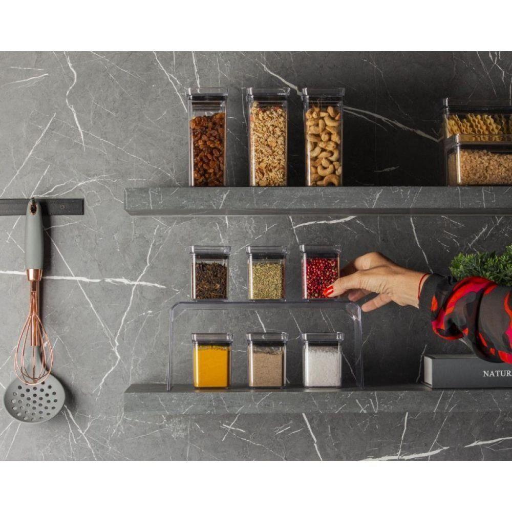 Mini Pote Hermético Lumini Quadrado 340ml - 2