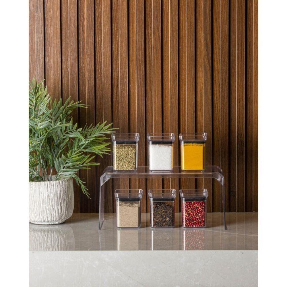 Mini Pote Hermético Lumini Quadrado 180 Ml - 2