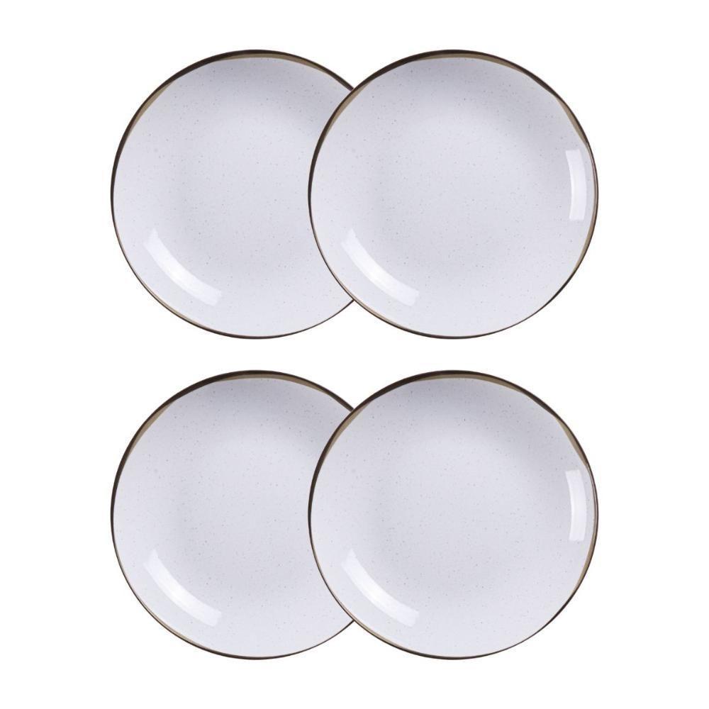 Conjunto 4 Pratos Fundos 21cm Canyon Porcelana Tramontina - 1