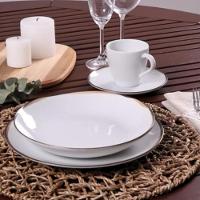 Conjunto 4 Pratos Fundos 21cm Canyon Porcelana Tramontina