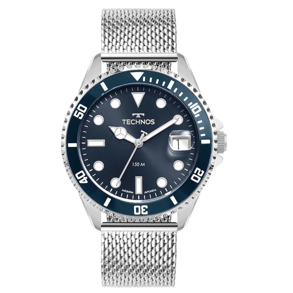 Relógio Technos Masculino Acqua Prata - 2415DY/1A - 1