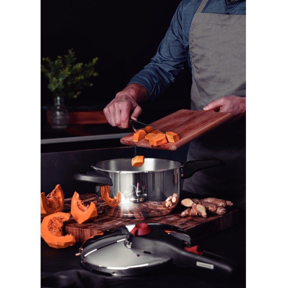 Jogo De Caçarola Solar 3 Peças + Panela De Pressão Solar 4,5 L Em Aço Inox Fundo Triplo Tramontina - 3