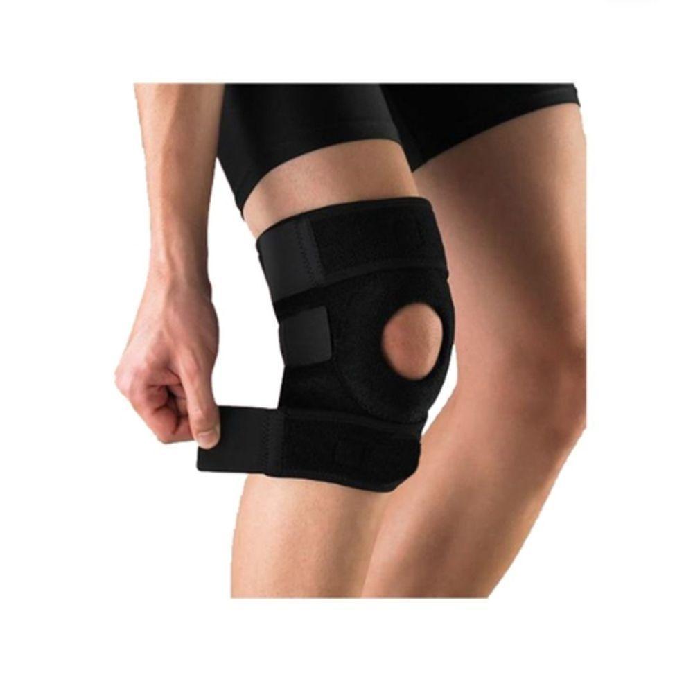 Joelheira Ortopedica Ajustavel Ergonomica Neoprene Musculacao Caminhada Tensor Joelho Flexivel Neoprene Resistente - 2
