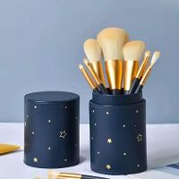 Kit 12 Pincéis De Maquiagem Profissional + Estojo - Platina - 2