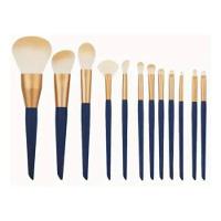 Kit 12 Pincéis De Maquiagem Profissional + Estojo - Platina - 3