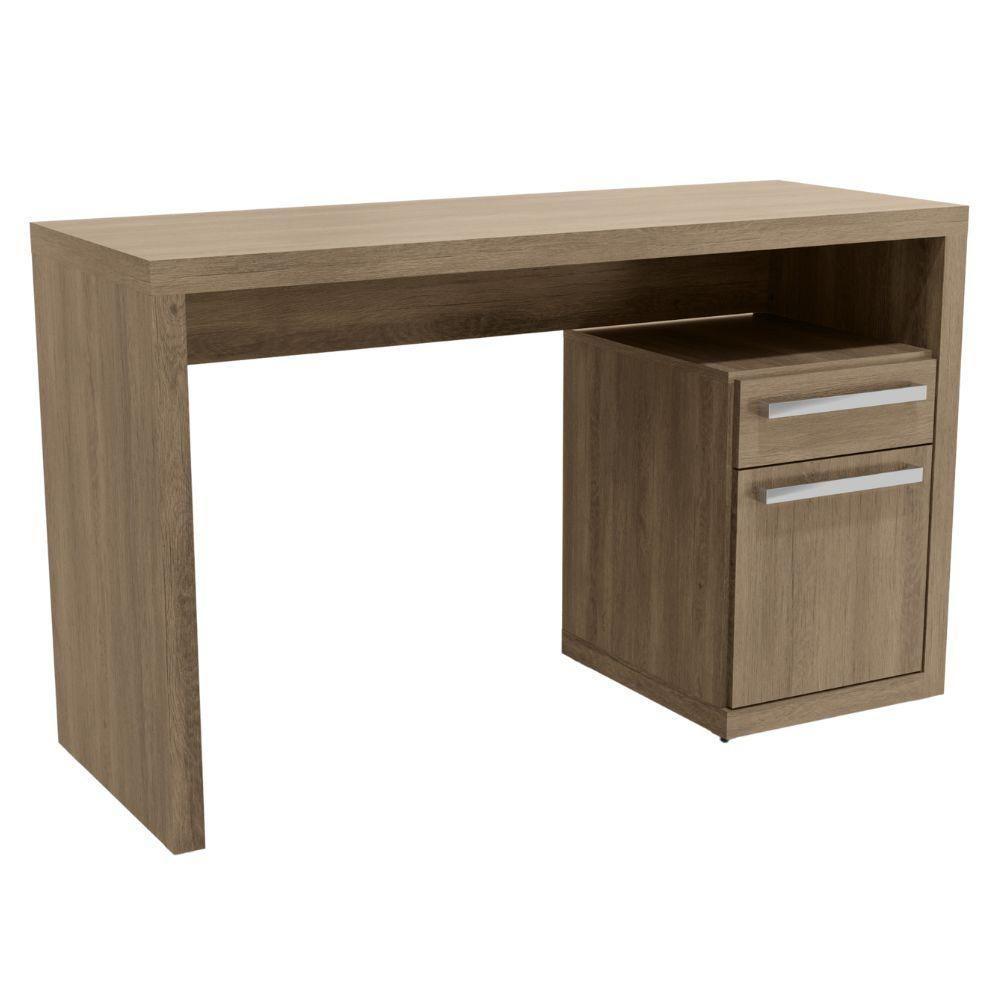 Mesa Escrivaninha Com Gaveteiro Urban 120 Cm S970 Kappesberg Nogal - 1