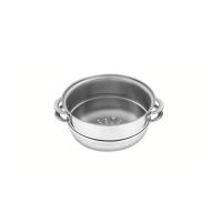 Jogo De Caçarola Rasa + Cozi-vapore Solar 20 Cm 3,6 L Em Aço Inox Fundo Triplo Tramontina - 8
