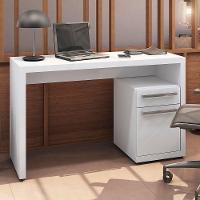 Mesa Escrivaninha Com Gaveteiro Urban 120 Cm S970 Kappesberg Branco - 2