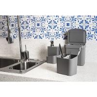 Conjunto Organização Sobre A Pia Trium 3 Peças Preto - 2