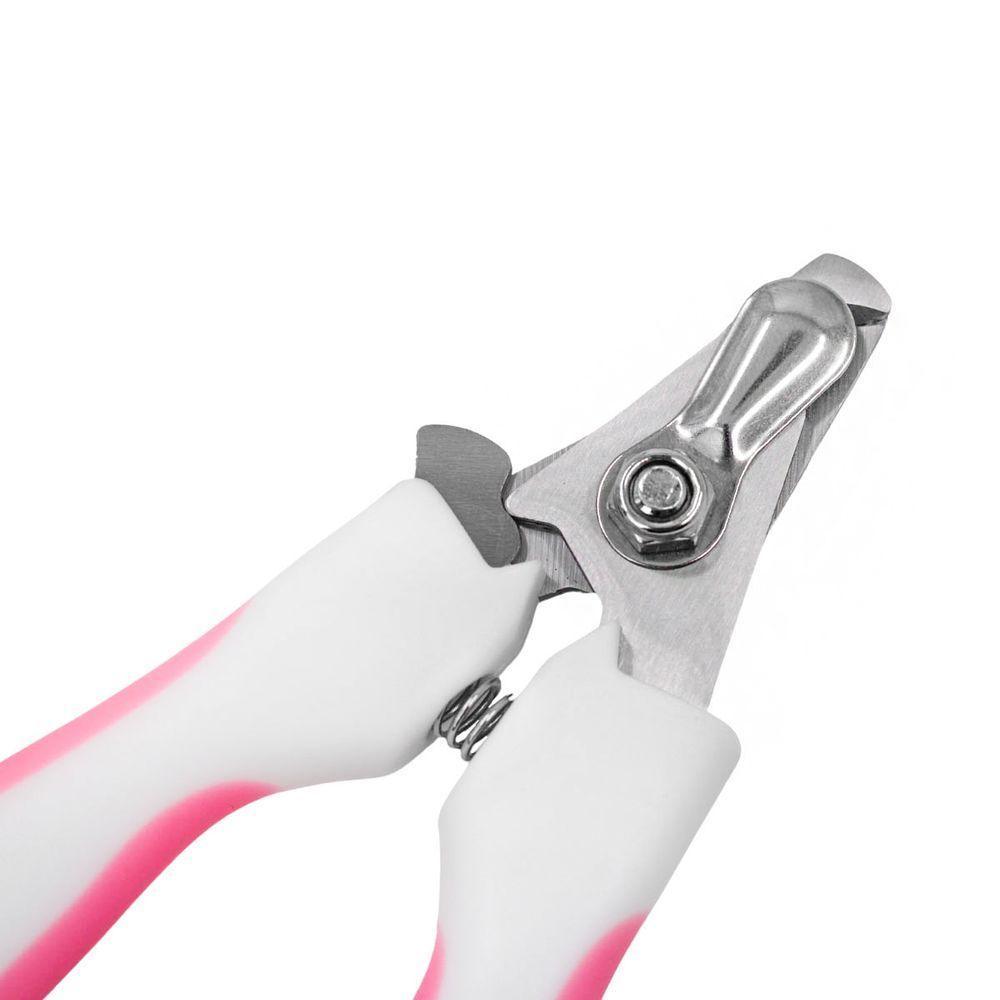 Alicate Pet Tesoura Corte De Unhas Com Lixa Cor:rosa - 4