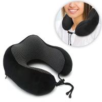 Almofada Travesseiro Pescoçoviagem Fecho Ajustável Cor:cinza - 7