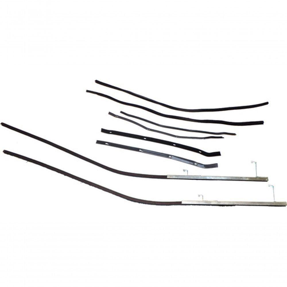 Jogo Canaletas C-pestana Pta Diant Pick-up Veraneio 64 A84 - 1