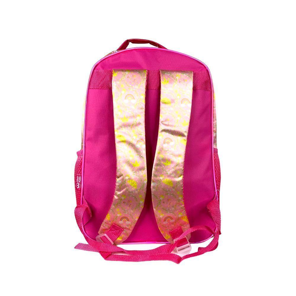 Kit Estojo, Lancheira E Mochila Infantil Princesa Rosa - 5
