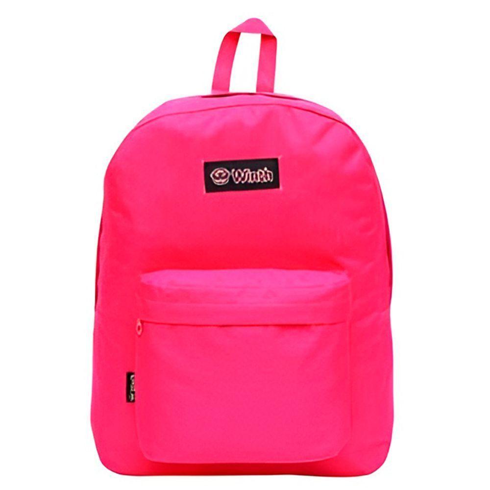 Mochila De Costas Escolar Juvenil Cores Cor:vinho - 7