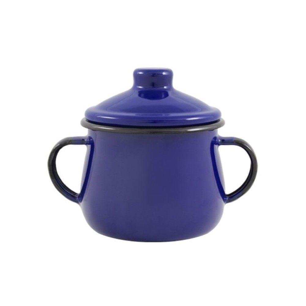 Açucareiro Esmaltado Azul 380 Ml Ewel - 1