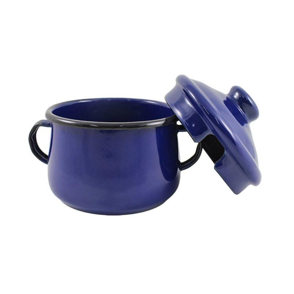 Açucareiro Esmaltado Azul 380 Ml Ewel - 4
