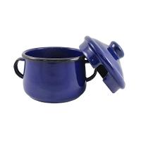 Açucareiro Esmaltado Azul 380 Ml Ewel - 4