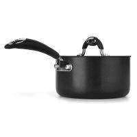 Panela Dom Preta 18 Cm 2,3 L Em Alumínio Com Revestimento Interno Antiaderente E Alças Em Silicone - 7