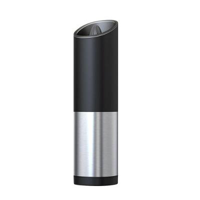 Moedor Eletrico De Pimenta Sal Triturador Pilhas Aço Inox