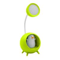 Luminaria Mesa Usb Portatil Articulavel Abajur Verde - 1