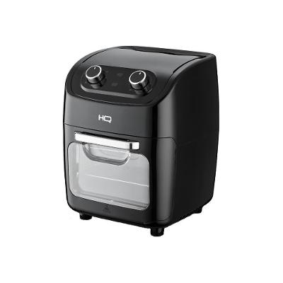 Fritadeira HQ Sem Óleo Airfryer Oven 12L 3 Em 1 Mecânica Com Visor Preta HQ-AFO12LMVG 110V