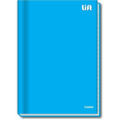 Caderno Brochurão Capa Dura 1 Matéria - 48 Folhas - Lift Azul - Credeal
