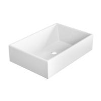 Cuba Pia Retangular Para Banheiro Sanitário Lavabo Sobrepor - 1