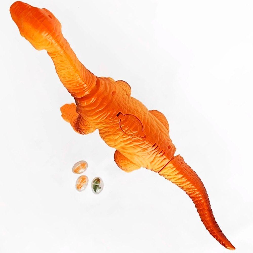 Brinquedo Dinossauro Braquiossauro Com Luzes Som E Movimento - 6