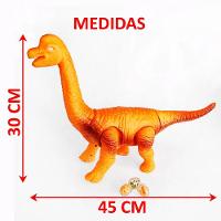 Brinquedo Dinossauro Braquiossauro Com Luzes Som E Movimento - 3