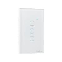 Interruptor Smart Zigbee Touch 3 Branco Ezs 1003 4850051
