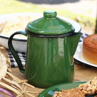 Leiteira Tradicional Esmaltada Verde 1,1 L Ewel - 3