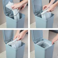 Lixeira Com Pedal Trium 20 L Com Duplo Compartimento Branco - 3