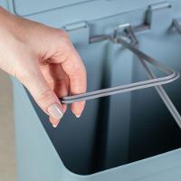 Lixeira Com Pedal Trium 20 L Com Duplo Compartimento Branco