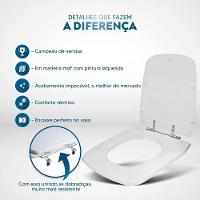 Assento Sanitário Imperium Marrom Degrade Para Louça Celite