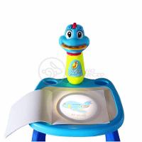 Projetor Para Desenho Infantil Mesa Pintura De Projeção Magica Brinquedos Aprendizagem Galinha Azul - 6
