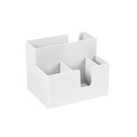 Porta Guardanapo E Sachês 14 X 10,6 X 9,4 Cm Branco Coza - 1